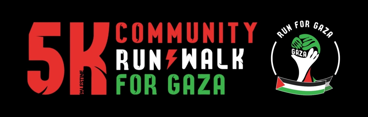 5K Run for Gaza 2026 Header