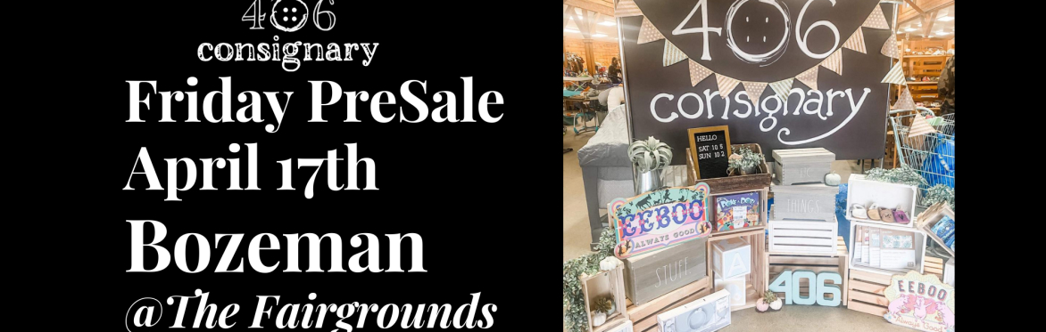 406 Consignary Bozeman - Spring Kid's PopUp Consignment Boutique