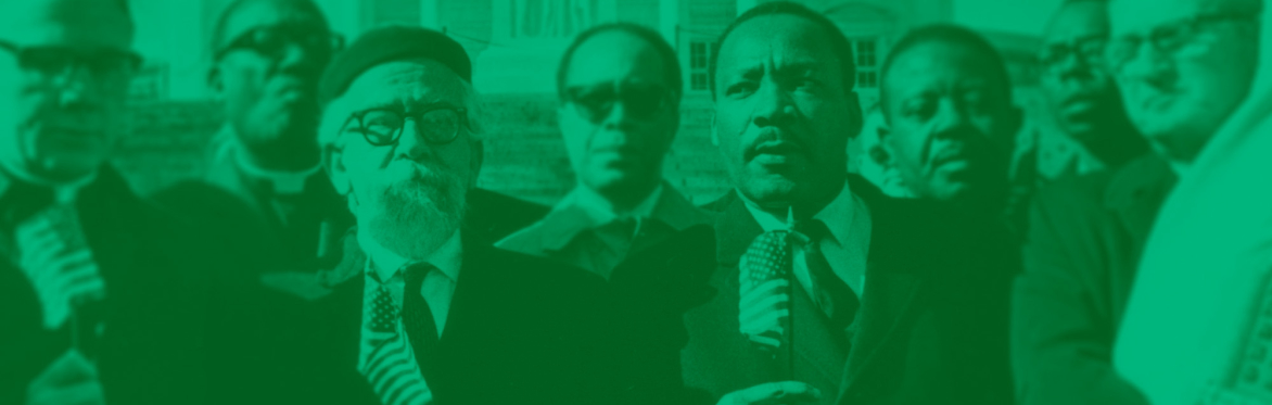 Dr. King & Rabbi Heschel together.