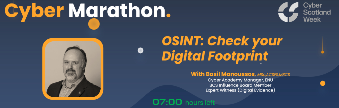 #CSW2024 |   OSINT Check your Digital Footprint