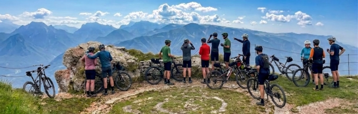 11.00 E-MTB TOUR - Il percorso della nostra storia tra Monte Vignola e Corno della Paura in autonomia