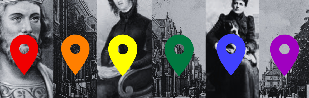 historical images of Guildford and lesbian and gender nonconforming icons