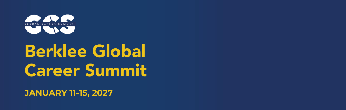 Global Career Summit title and dates, January 11-15, 2027
