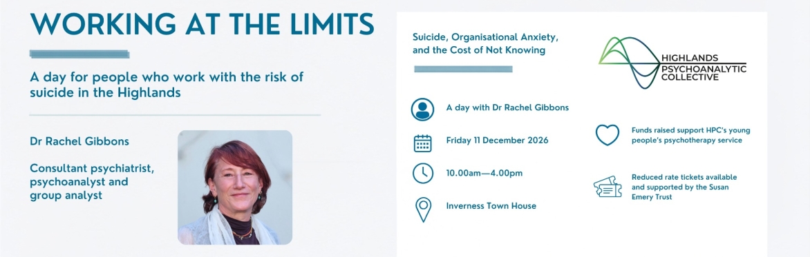 Working at the Limits: Suicide, Organisational Anxiety and the Cost of Not Knowing
