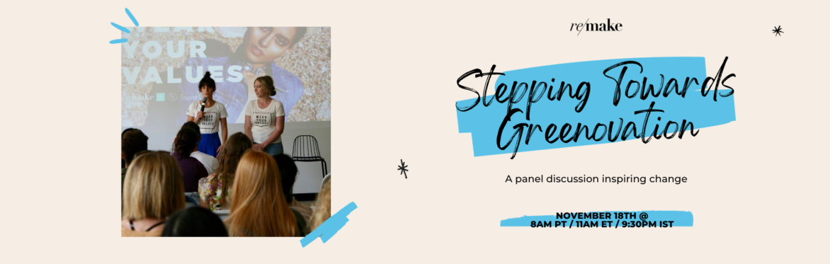 Stepping Towards Greenovation: A panel discussion inspiring change through sustainable practices