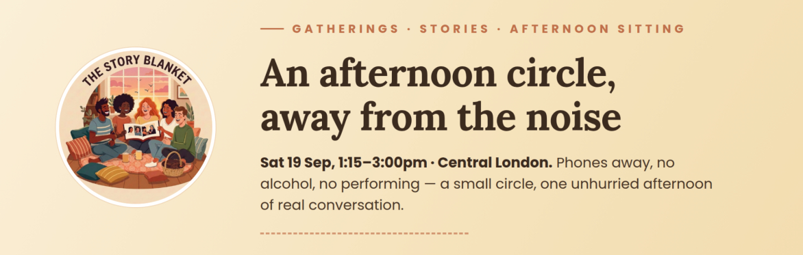 Twelve People Telling True Stories — Phone-Free, Alcohol-Free