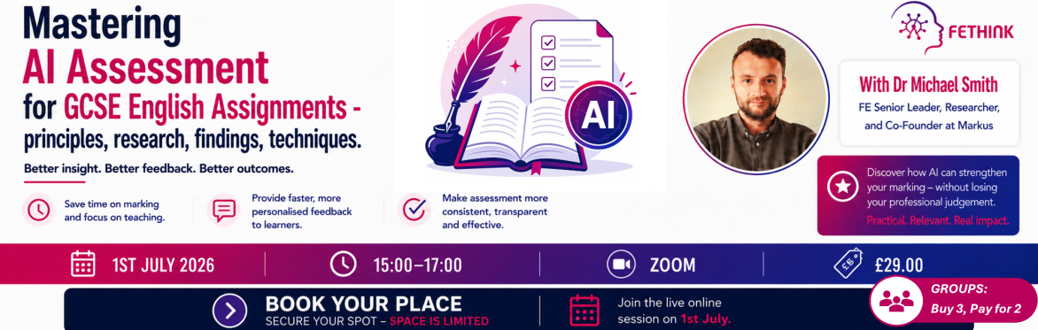 AI Webinar: AI Assessment for GCSE English Assignments