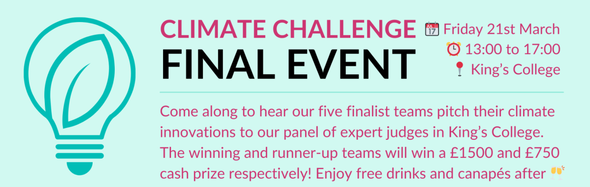 Climate Challenge 2025 | Final Event
