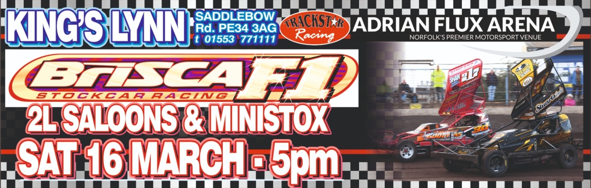 BriSCA F1 Stock Cars,2L Saloon stock cars & BriSCA Ministox