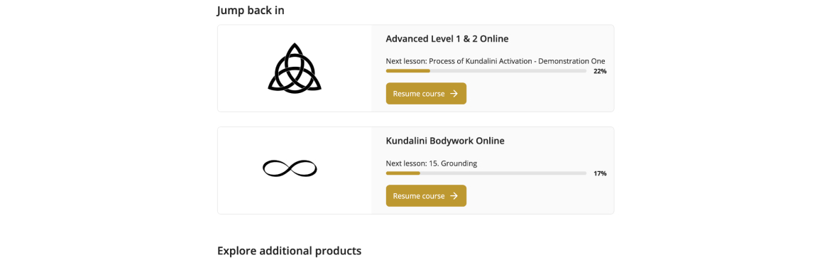 Join our online course or training