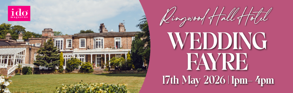 Ringwood hall wedding fayre graphic 17th May 2026
