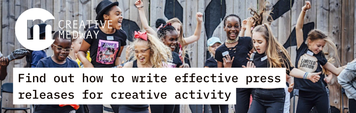 How to write effective press releases for creative activity