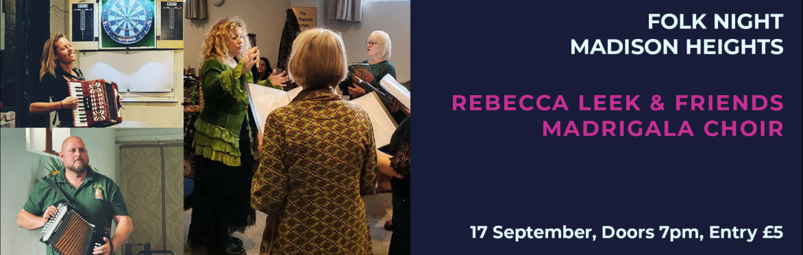Folk Night,  Rebecca Leek and Friends