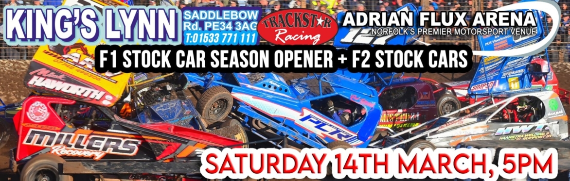 F1 Stock Cars Season Opener! Plus F2 Stock Cars