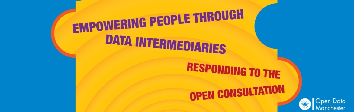 Blue meanies shouting about Empowering people through data intermediaries consultation
