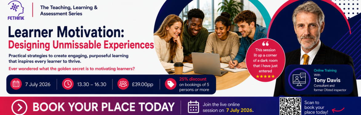 Advert for an online webinar: Assessment and the Art of Lazy Teaching