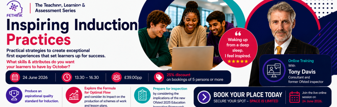 Advert for an online webinar: Assessment and the Art of Lazy Teaching