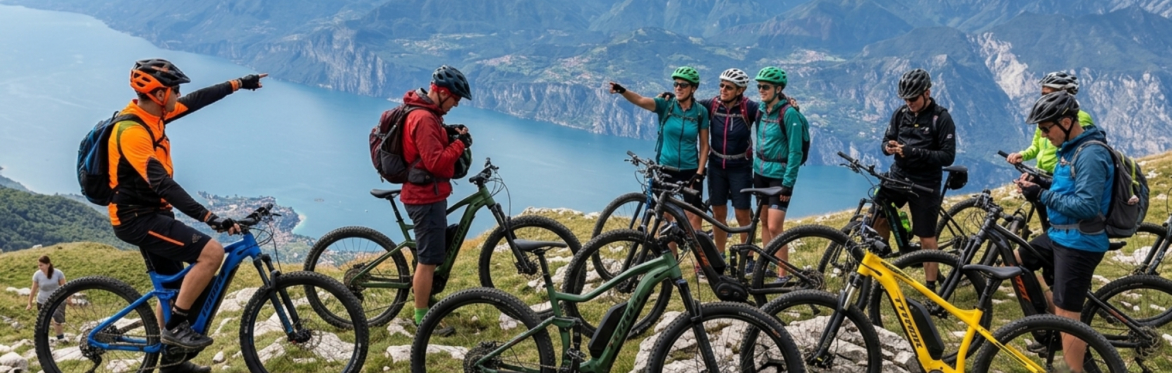 08.45 E-MTB TOUR - La Terrazza sul Fiordo Gardesano con guida certificata
