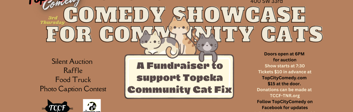 3rd Thursday Comedy Showcase for Community Cats