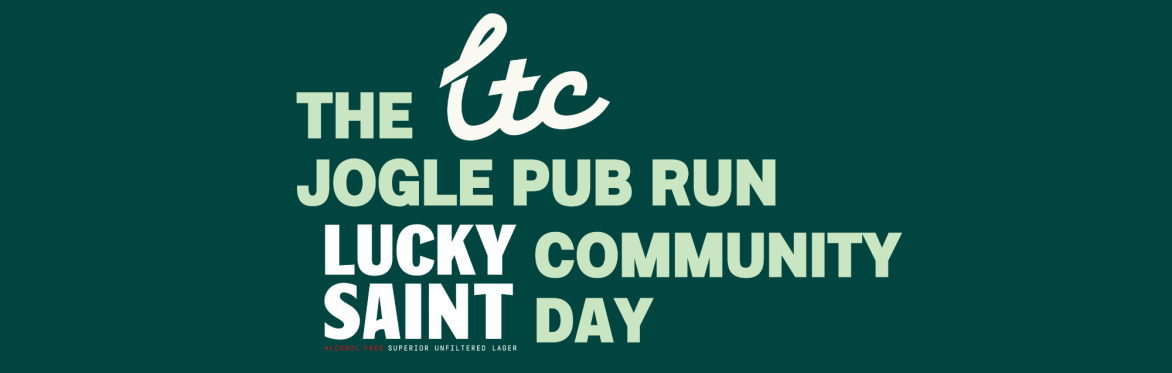 The LTC JOGLE Pub Run Lucky Saint Community Day