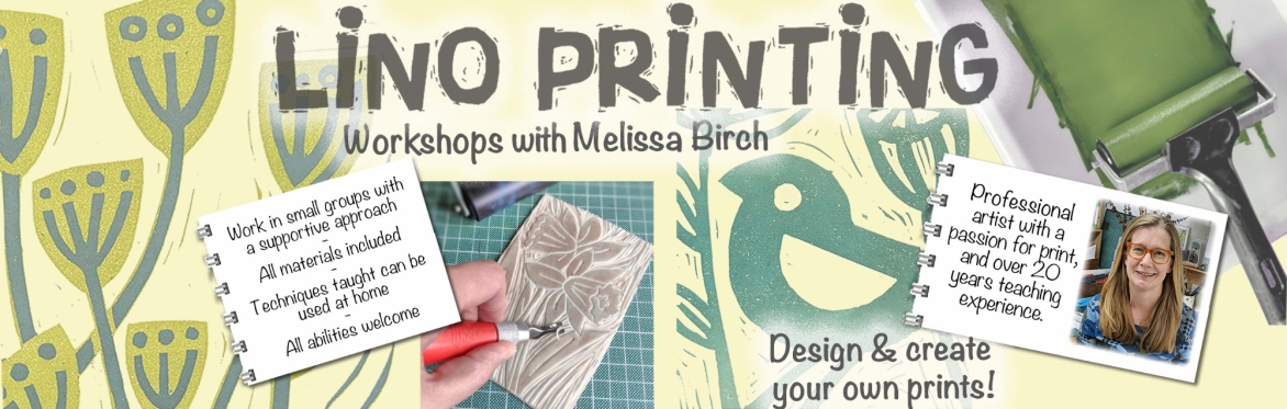 Lino Printing on Tuesday Mornings