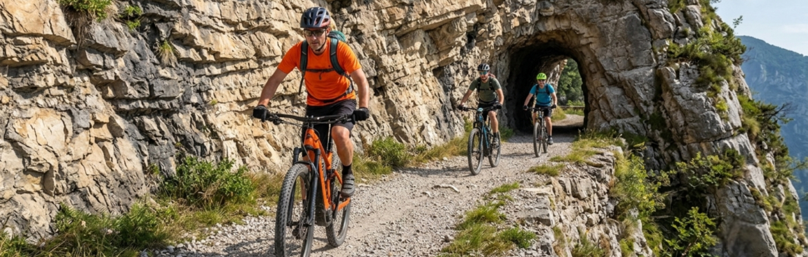 11.35 E-MTB TOUR - L'anello del Baldo da Polsa a San Valentino, Costa Pelada e Postemon con guida certificata