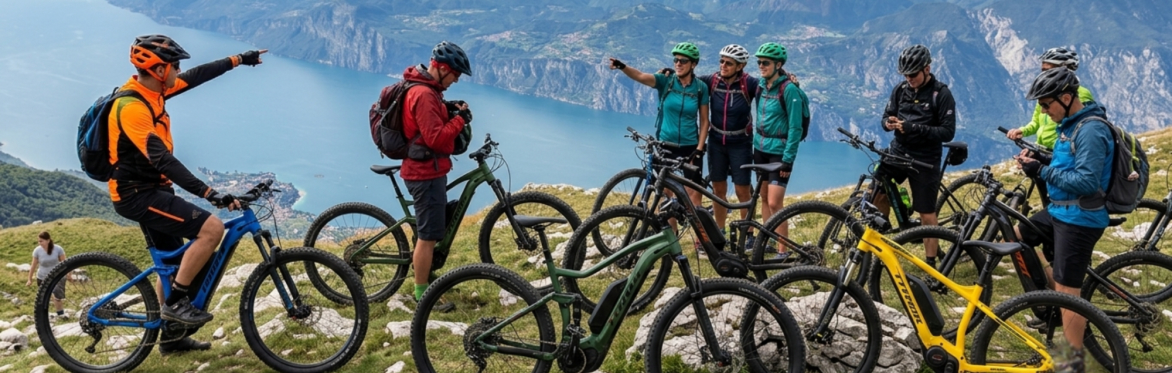 08.30 E-MTB TOUR -  La Terrazza sul Fiordo Gardesano in autonomia