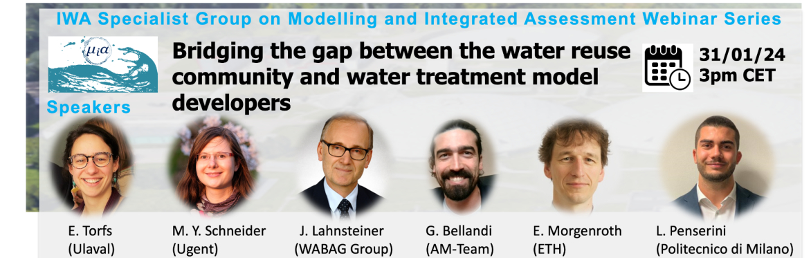 Bridging the gap between the water reuse community and water treatment model developers