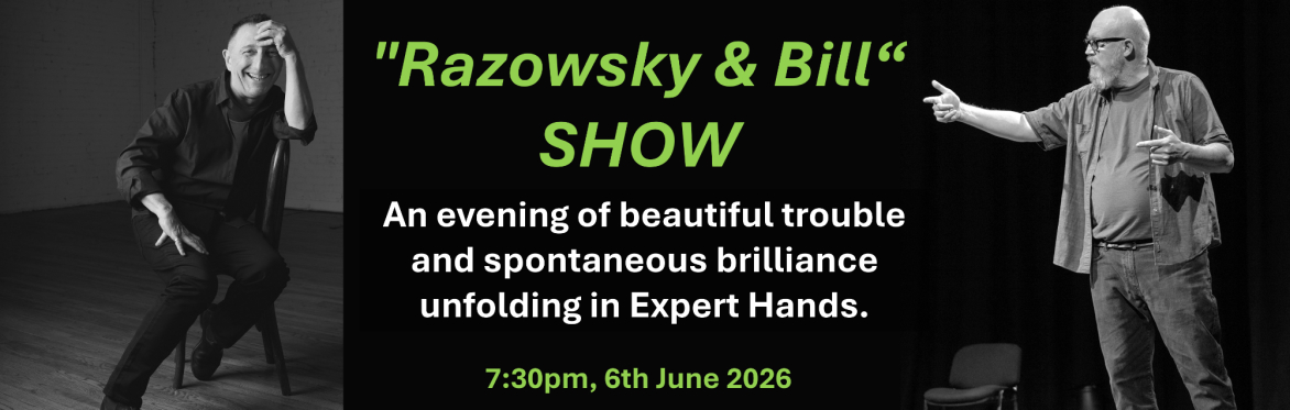 David Razowsky & Joe Bill- two famous improvisers on stage together