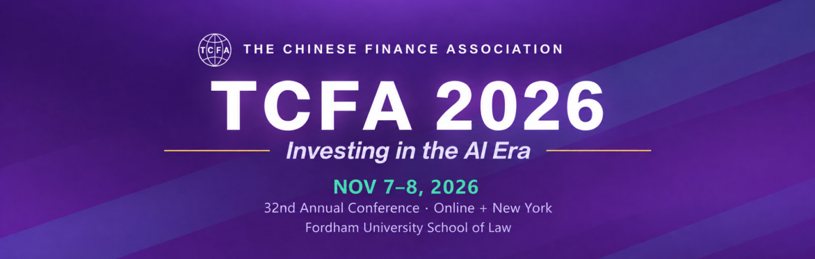 TCFA 2026: Investing in the AI Era. November 7–8, 2026. Online and New York.