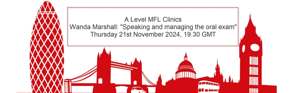 A Level Clinic with Wanda Marshall: The Speaking Exam