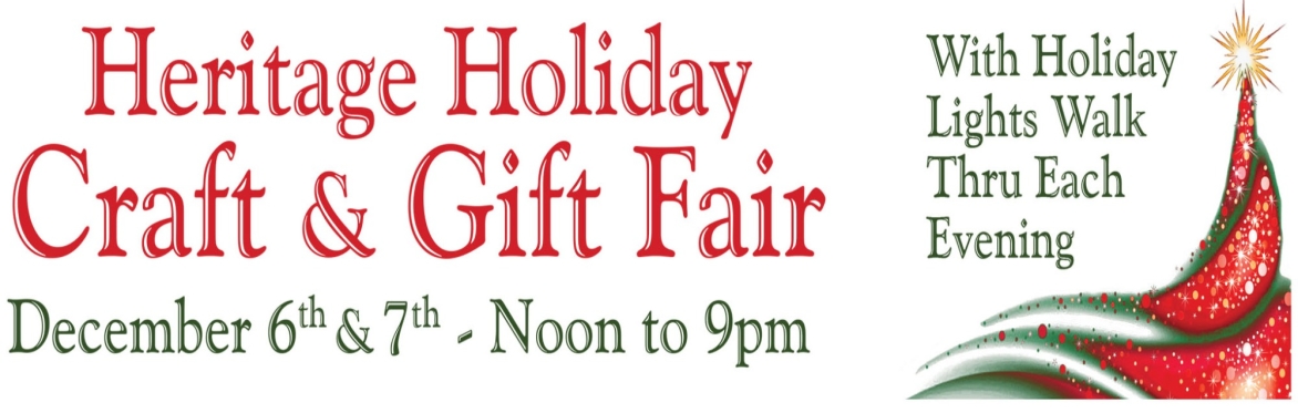HOLIDAY CRAFT AND GIFT FAIR and HOLIDAY Lights Walk Thru  (NO CARS)