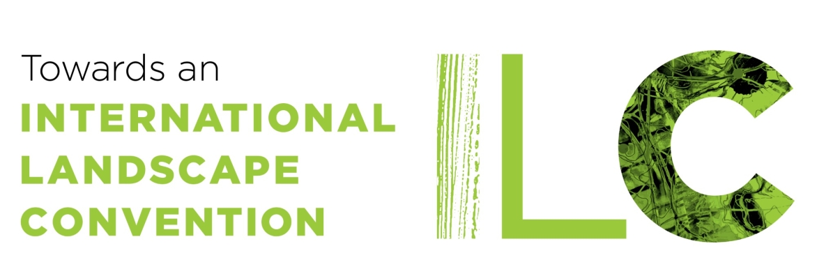 Logo with text 'Towards an International Landscape Convention'