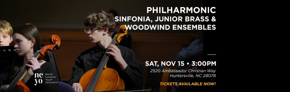 Philharmonic + Sinfonia, Junior Brass & Woodwind Ensembles