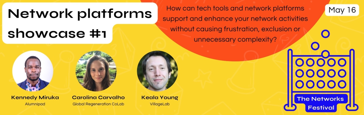Get your tickets! – Network platforms showcase #1 – Zoom
