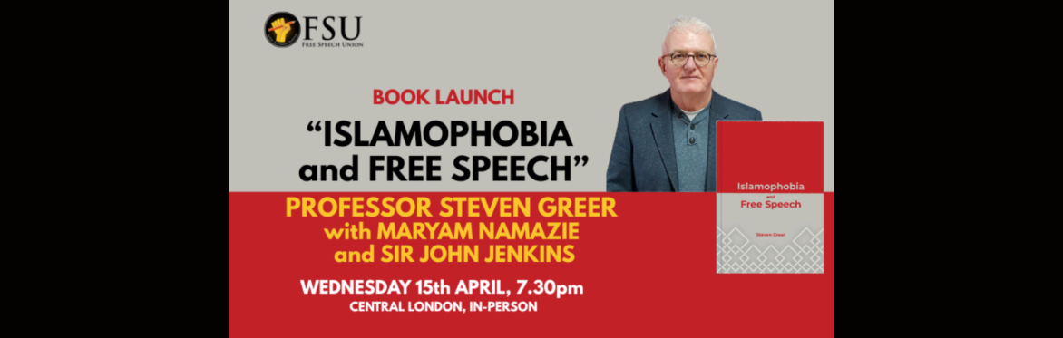 BOOK LAUNCH: ISLAMOPHOBIA AND FREE SPEECH