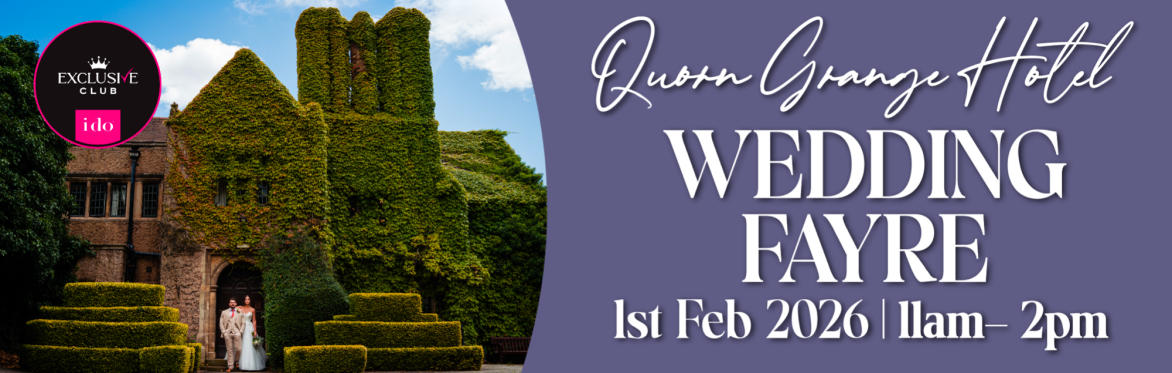Quorn Grange wedding fayre graphic 1st February 2026