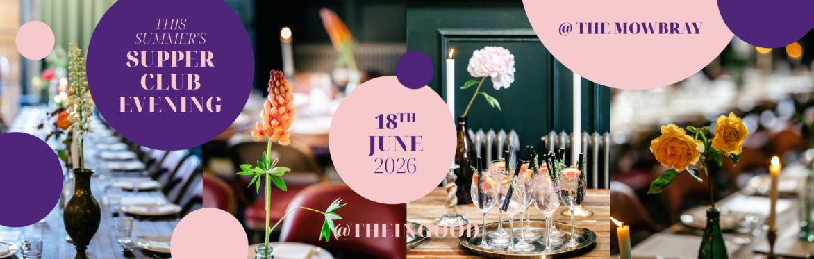 In Good Company ~ Summer Supper Club Event