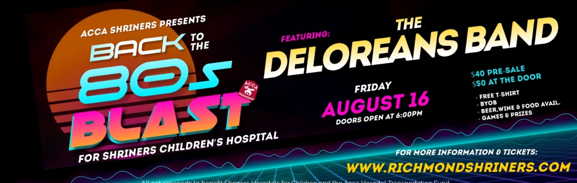 Back to the 80s Blast with The Deloreans Band