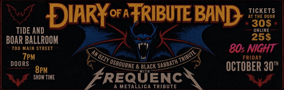 Diary of A Tribute Band - An Ozzy Osborne and Black Sabbatth Tribute // Frequency - A Metallic Tribute