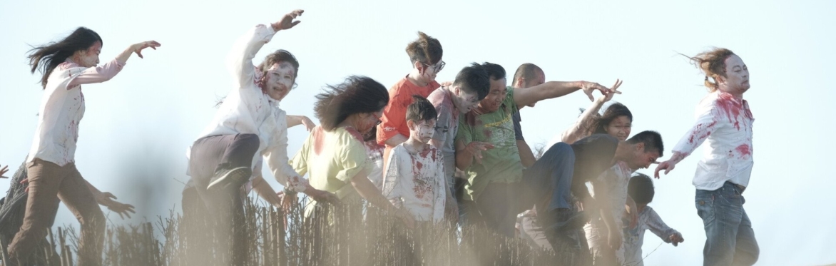 ZOMBIE FILM WITH GRANDPAS & GRANDMAS