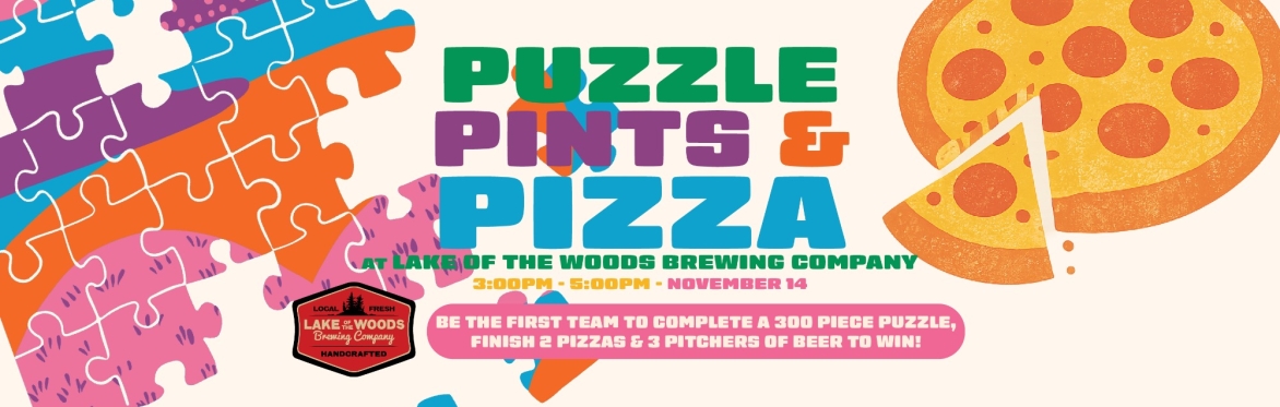 The Triple P Challenge - PUZZLE, PINTS & PIZZA!