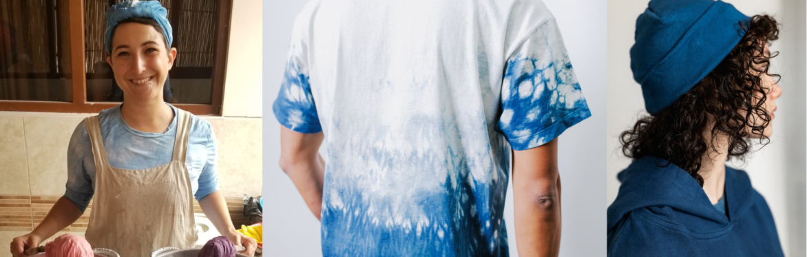 Natural Indigo Dye & Shibori Workshop Using Blanks From All We Remember