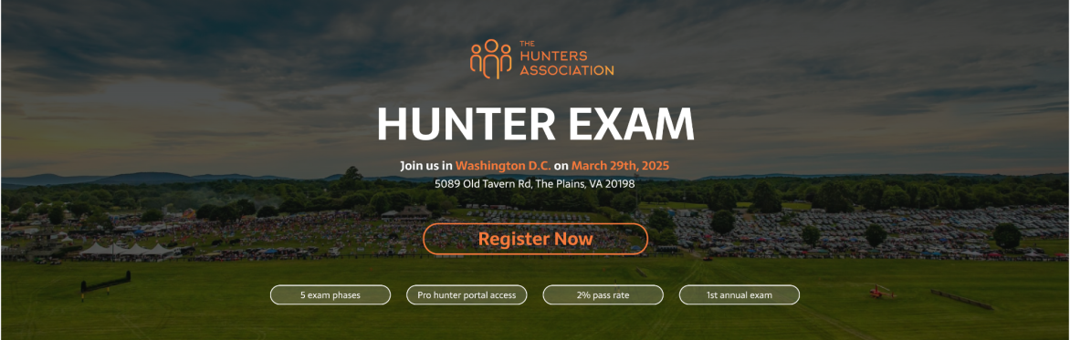 Reserve your spot – Hunter Exam - The Hunters Association Licensing ...