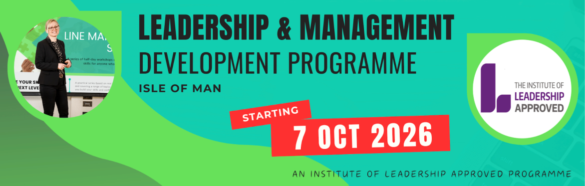 Title and date of Leadership and Management Development Programme. Advertising next cohort starts 8 October 2024.