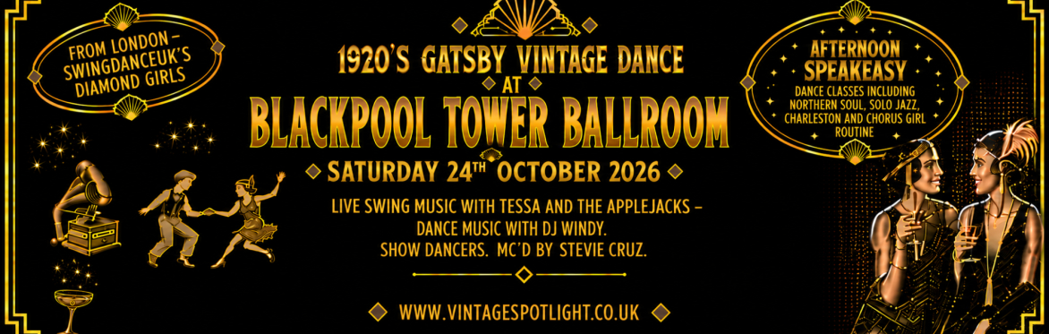 1920's/Gatsby vintage dance at Blackpool Tower Ballroom