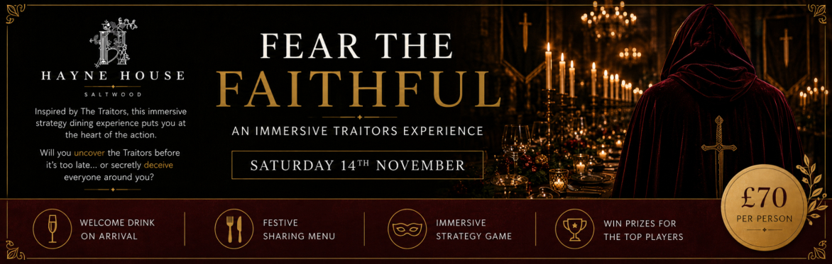 Fear the Faithful event at Hayne House
