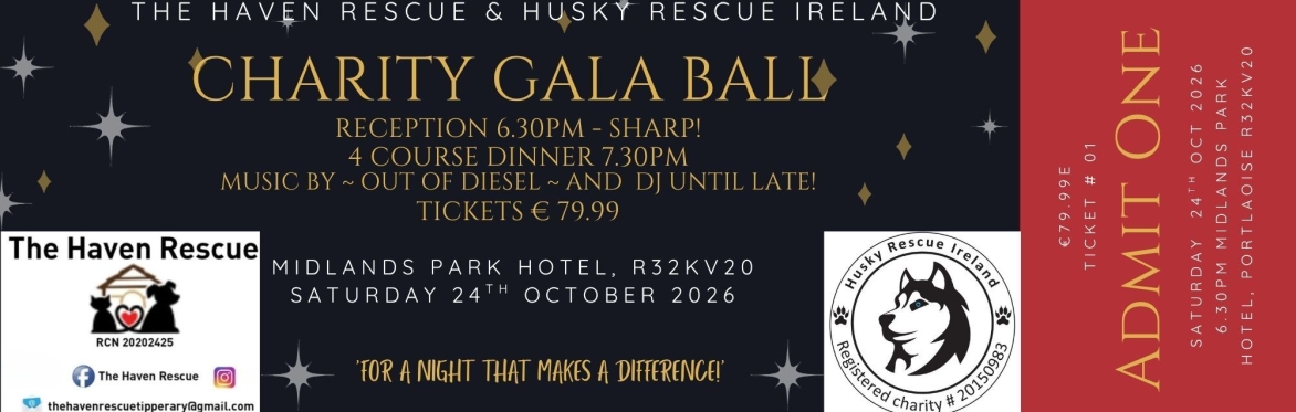 Charity Gala Dinner Dance night