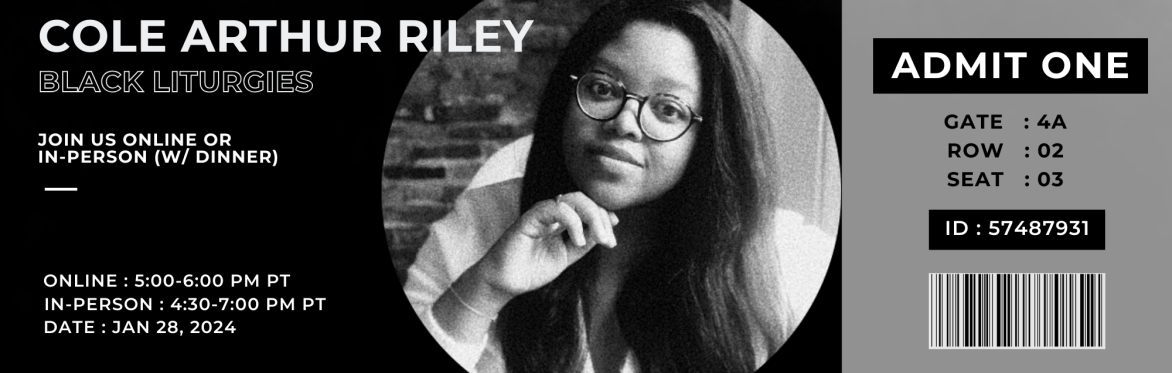 A Conversation with Cole Arthur Riley: Staying Human in a World of Troubles