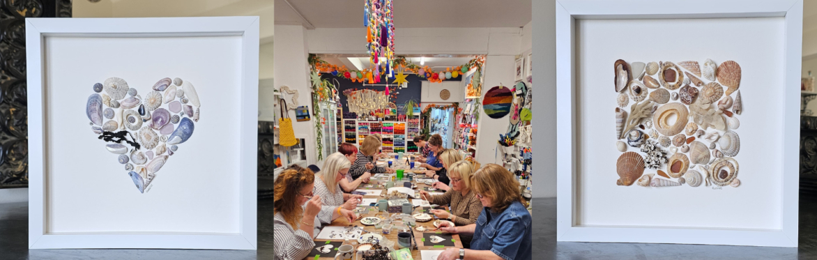 Shell & Sea Glass Framed Art Workshop